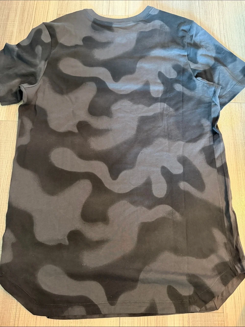 Jordan Black Camo Short Sleeve Tee with Embossed Logo